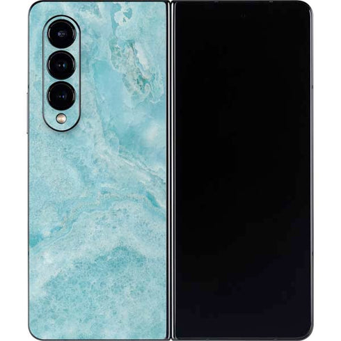 Crystal Turquoise Galaxy Z Fold4 5G Skin